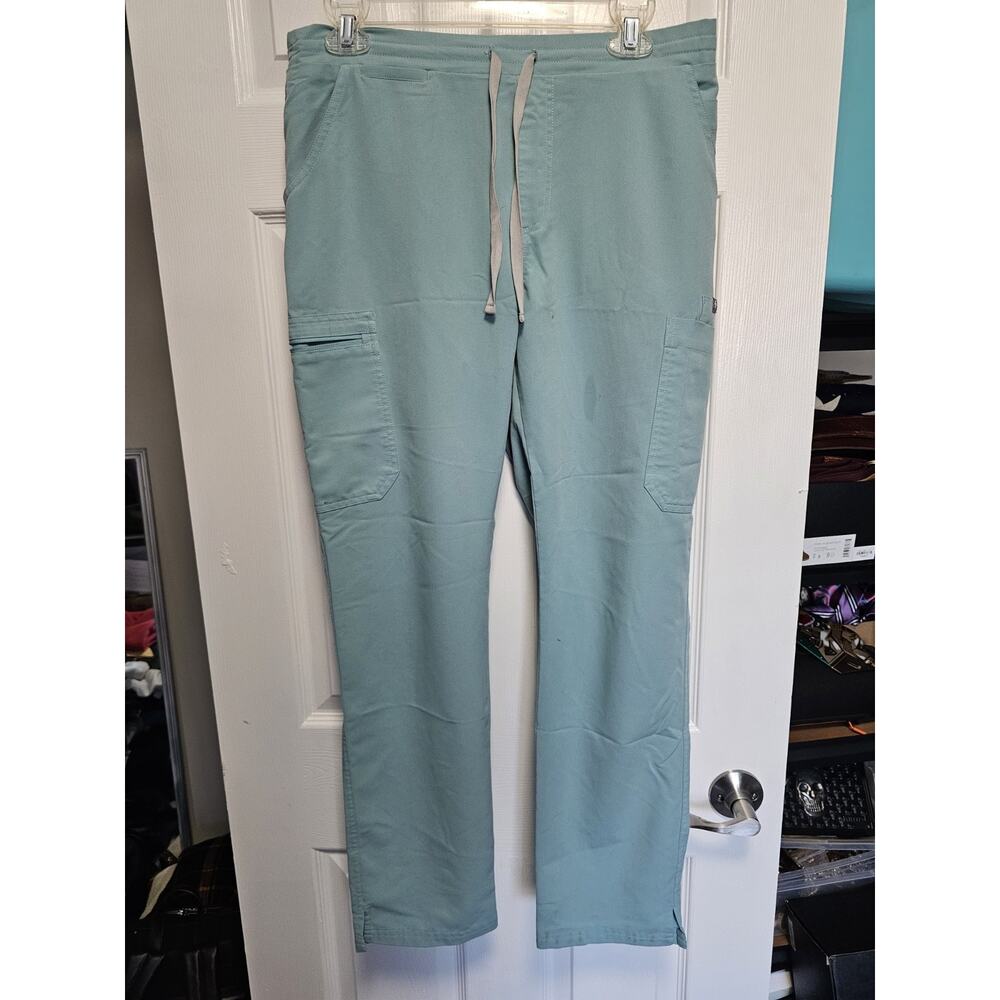 Figs Women Scrub Pants Mint Green Size Med Technical Collection Nursing Uniform
